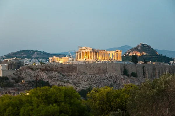 Parthenon Atina akropolü, Yunanistan. — Stok fotoğraf