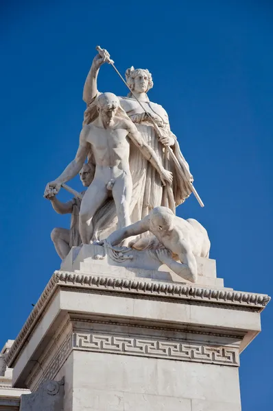 Detail of the Altare della Patria. Rome. — Stock Photo, Image