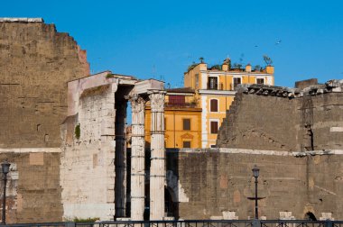 birlikte mars ultor Tapınağı augustus Forumu. İmparatorluk için bir, Roma, İtalya.