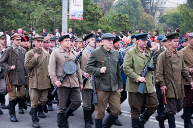 Rusya-Eylül 17: geçit töreninde bryansk Eylül 17,2013. Bryansk idari Merkezi bryansk Oblastı, Rusya, 379 kilometre (235 mil) güneybatısında Moskova biridir.