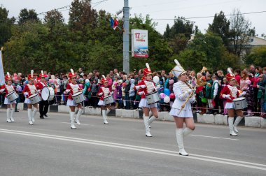 Rusya-Eylül 17: geçit töreninde bryansk Eylül 17,2013. Bryansk idari Merkezi bryansk Oblastı, Rusya, 379 kilometre (235 mil) güneybatısında Moskova biridir.
