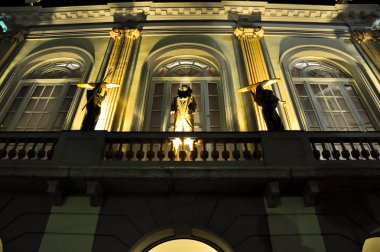 Figueres, İspanya-Ağustos 6: dali tiyatro üzerinde Ağustos 6,2009 Katalonya, İspanya'nın. Dalí tiyatro ve müze olan bir müze, salvador dali, figueres, İspanya, İspanya ev kasabasında.