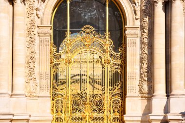 petit palais cephe üzerinde Ağustos 14,2009 de paris, Fransa.