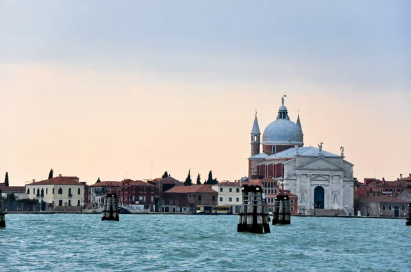 The Grand Canal during the evening in Venice. — Stock Photo, Image