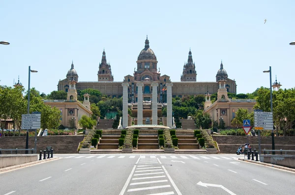 Museu Nacional d 'Art de Catalunya. – stockfoto