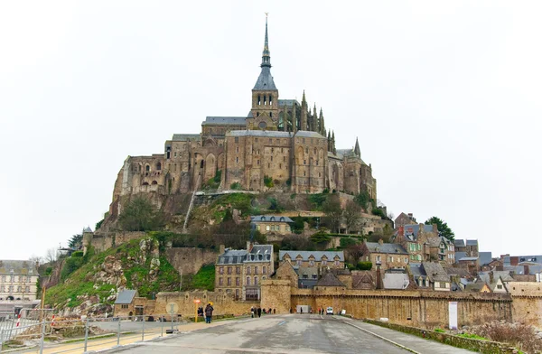 Saint michael's mount. Normandy, Franciaország. — Stock Fotó