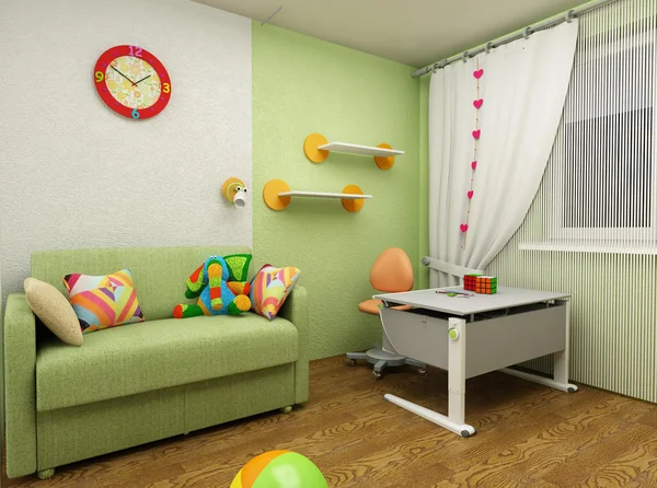 Интерьер детской комнаты — стоковое фото