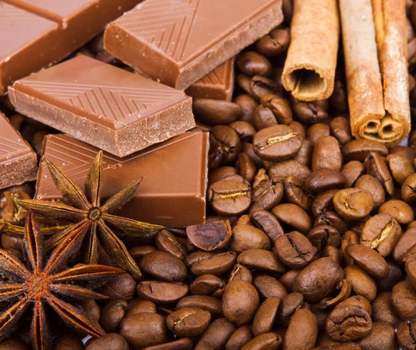 Chocolate con café —  Fotos de Stock
