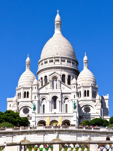 Párizsi Sacre-coeur-bazilika — Stock Fotó