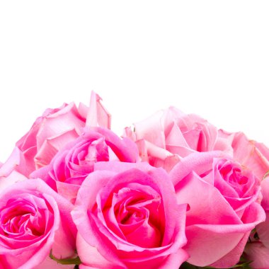 Güzel pembe gül buketi