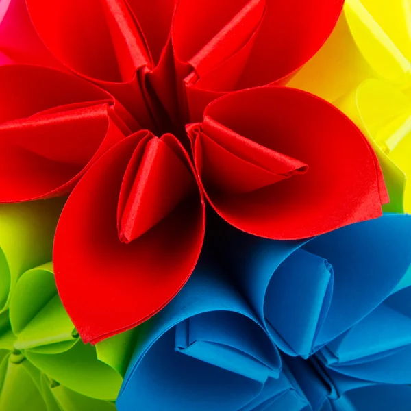 Kolorowe origam — Zdjęcie stockowe