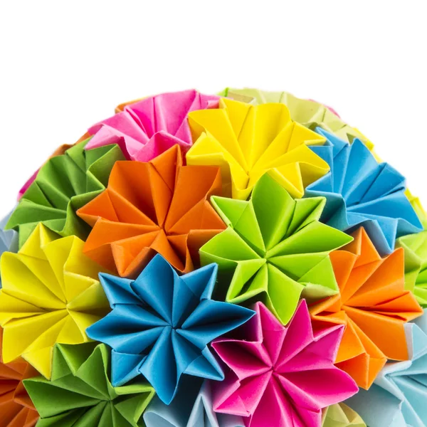 Färgglada origam — Stockfoto