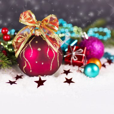 Noel. Noel dekorasyon tatil dekorasyon izole üzerinde