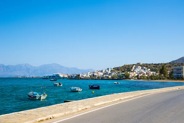 Griechenland, beton, aghios nikolaos, elounda — Stockfoto