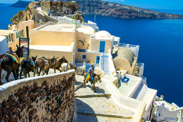 그리스, 산토리니 스톡 사진