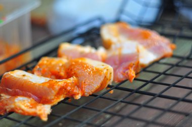 ızgarada pişirme lezzetli görünümlü biftek