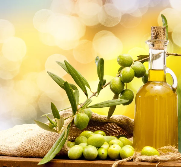 Olio e olive Stock Obrázky