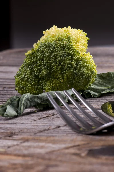 Pasta met broccoli en Parmezaanse kaas Stockfoto