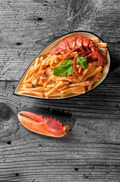 Pasta with lobster — Stock Photo, Image