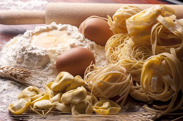 Pastas italianas — Foto de Stock