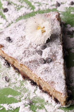 Bir dilim çikolatalı kek.