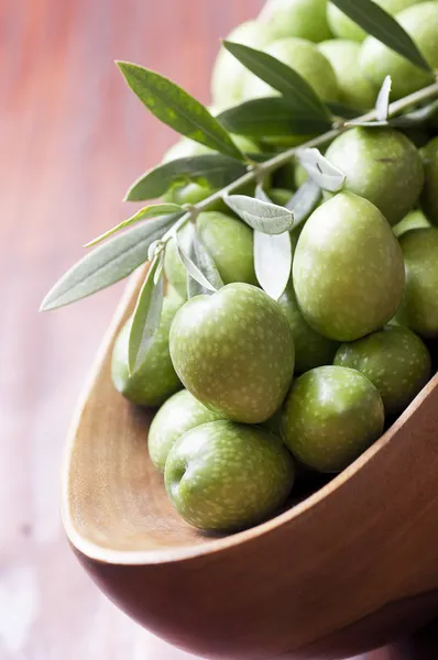 Olio and olives — Stock Photo, Image