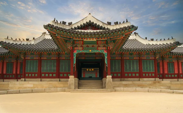 Paleis in Zuid-korea Stockfoto