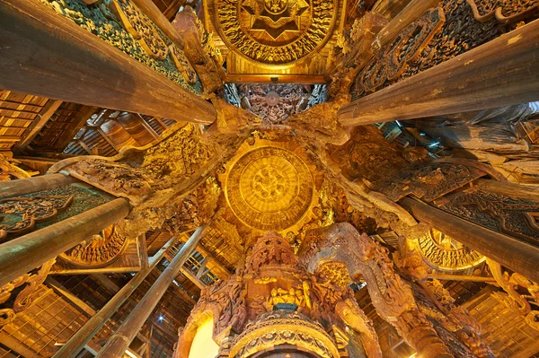 Santuario de la Verdad, Pattaya, Tailandia . — Foto de Stock