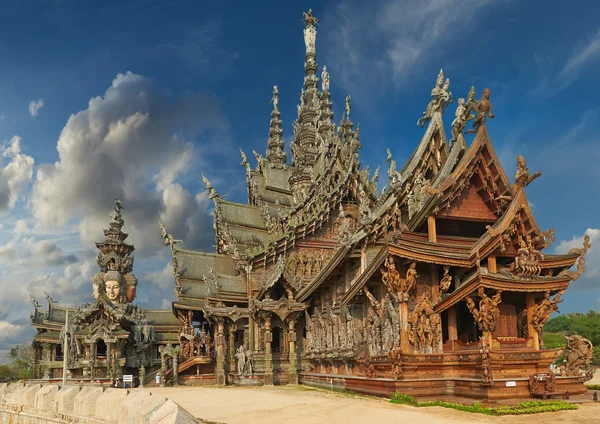 Sanctuary of Truth, Pattaya, Thailand. — Stock Photo, Image