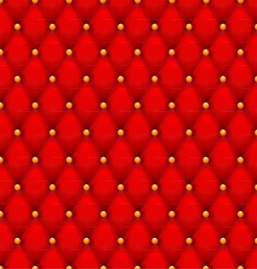 Kırmızı düğme tufted kadife arka plan.