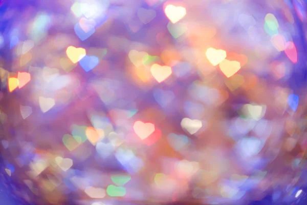 Abstract background heart bokeh — Stock Photo, Image