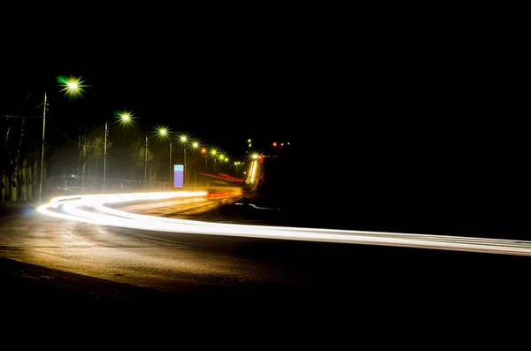 Luzes da cidade à noite. — Fotografia de Stock