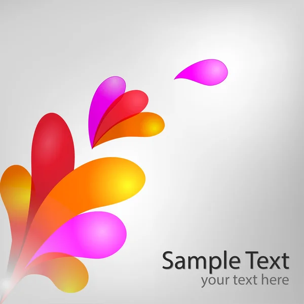 Vector background with color drops — Stock Vector