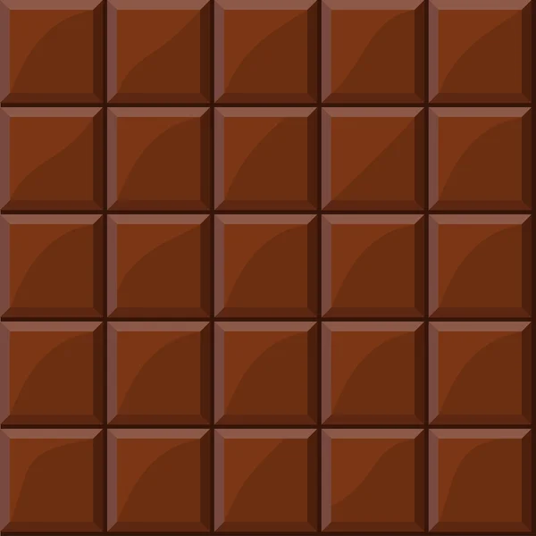 Čokoládové bezešvá textura — Stockový vektor