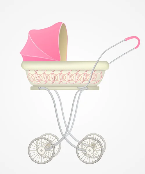 Vectorillustratie van kinderwagen — Stockvector