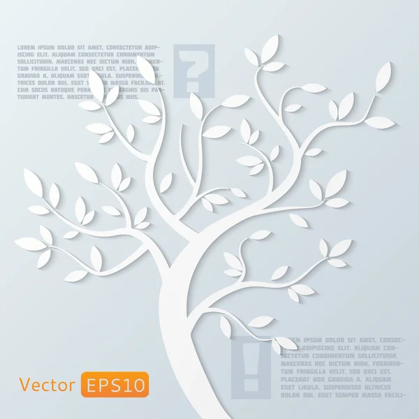 Abstract vector tree — Stock Vector