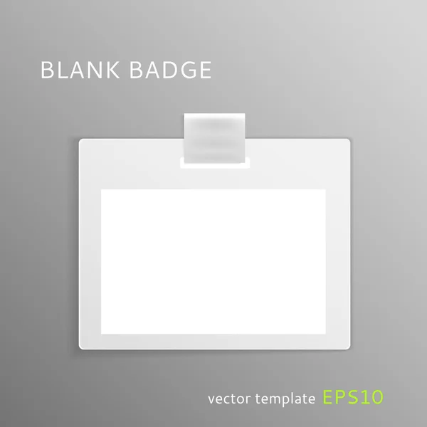 Blank badge — Stock Vector