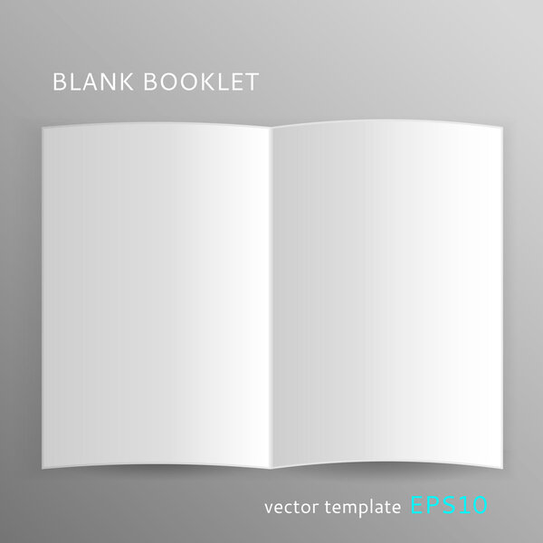 Blank booklet