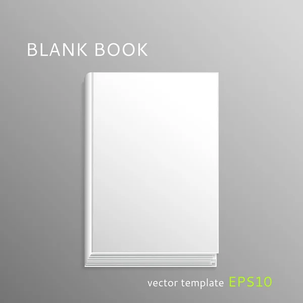 Prázdná kniha — Stockový vektor