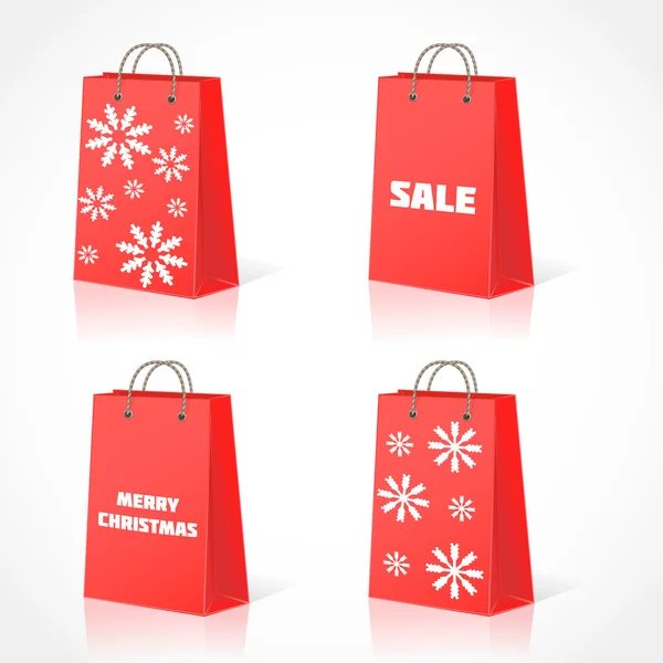 Shopping natalizio bsg — Vettoriale Stock