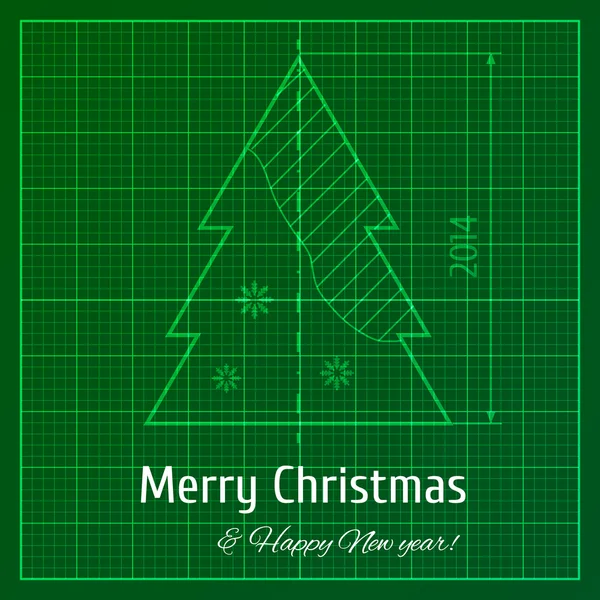 Green graph paper Royalty Free Stock Illustrations