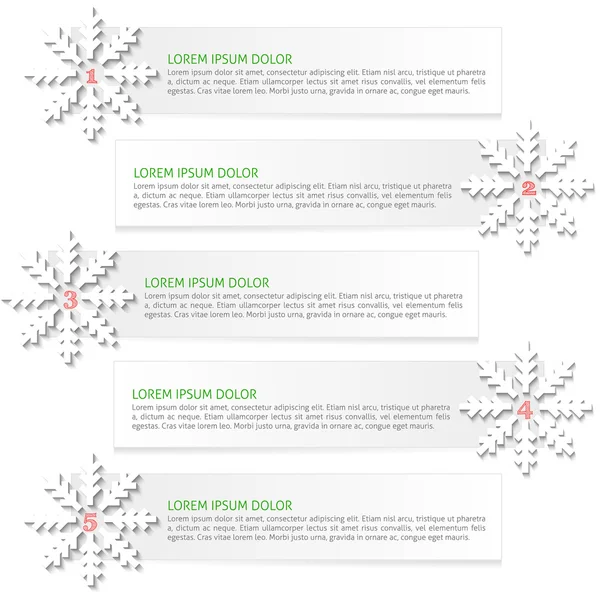 Infográfico de natal —  Vetores de Stock