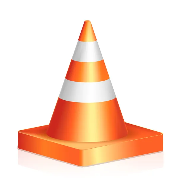 Traffic cone — Stock Vector