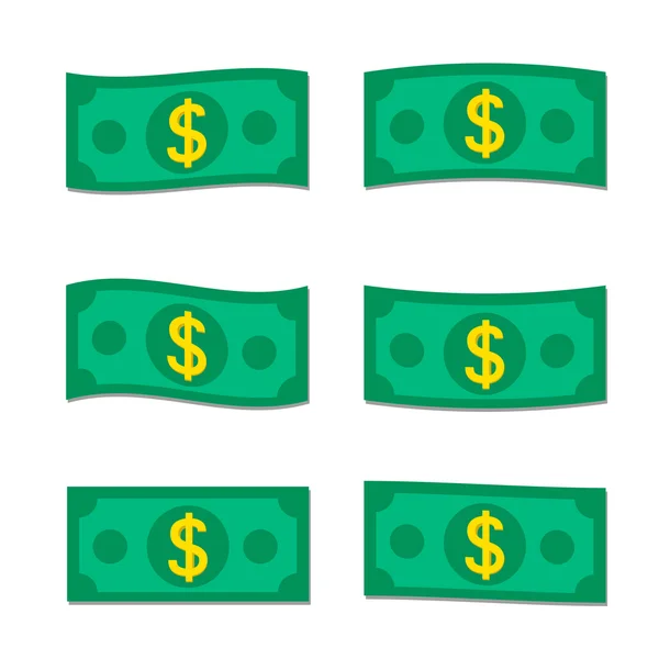 Flat money — Stock Vector