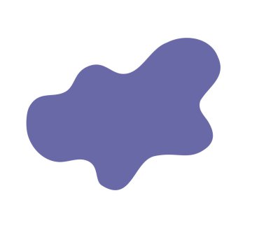 Sıvı şekil element vektör çizimi beyaza izole edildi