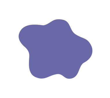 Akışkan şekil vektör çizimi beyaz üzerinde izole