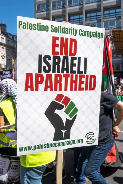 Londres Reino Unido 14Th May 2022 Assinatura Campanha Fim Apartheid — Fotografia de Stock