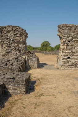 The ancient remains of Lesnes Abbey, the 12th century built monastery located at Abbey Wood, in the London Borough of Bexley, United Kingdom.