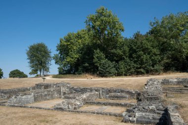 The ancient remains of Lesnes Abbey, the 12th century built monastery located at Abbey Wood, in the London Borough of Bexley, United Kingdom.