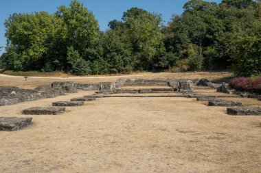 The ancient remains of Lesnes Abbey, the 12th century built monastery located at Abbey Wood, in the London Borough of Bexley, United Kingdom.